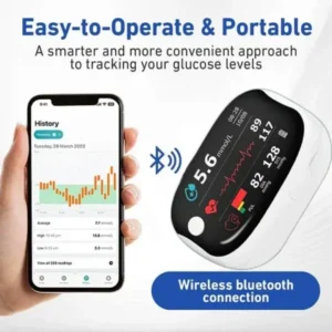 💥 2025 Limited 70% ️OFF 🩺 BQYOOM™ Laser Blood Glucose Monitoring Device 🔵 Non-invasive, Real-time Results 📲 Wireless Bluetooth Connectable