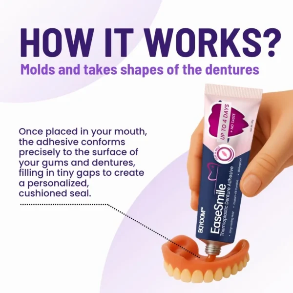 BQYOOM™ EaseSmile Thermoplastic Denture Adhesive - Image 4
