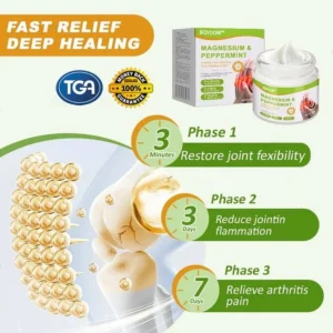 BQYOOM™ Magnesium & Peppermint Arthritis Pain Relief and Bone Healing Cream