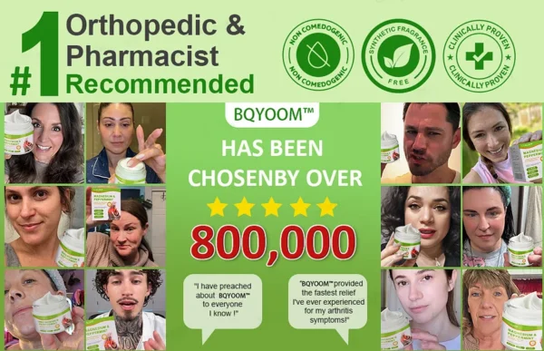 BQYOOM™ Magnesium & Peppermint Arthritis Pain Relief and Bone Healing Cream - Image 2
