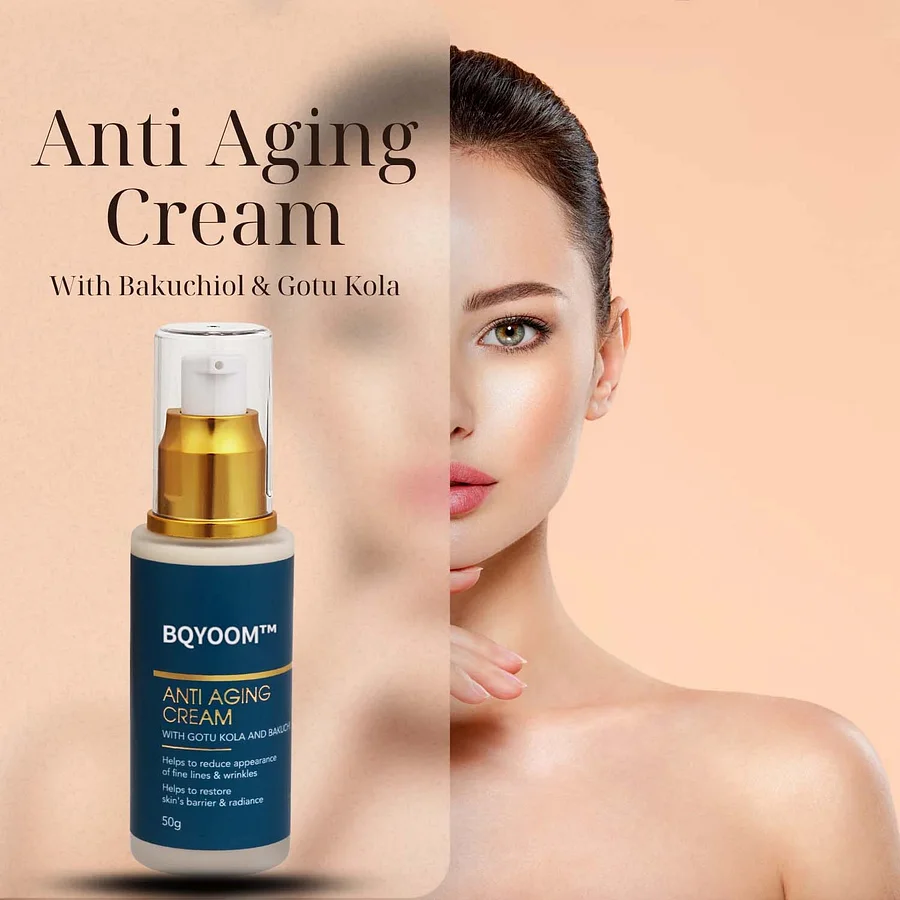 BQYOOM Anti-Aging Cream With Bakuchiol & Gotu Kola - Image 2