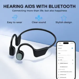 BQYOOM™ Bone Conduction Smart Hearing Aid Bluetooth Earphones