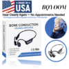 BQYOOM™ X1 Smart Bone Conduction Hearing Aid Hear Clearly Again — Without the Bulk, Whistles, or High Cost.