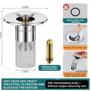 Alternative view of BQYOOM™ Pop Up Sink Drain Strainer
